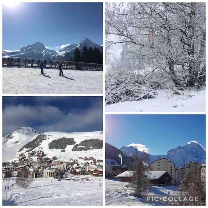 Ferienwohnung Station Les Deux Alpes, Le Refuge Du Diable, Front De Neige, 4/6 Personnes Exterior foto